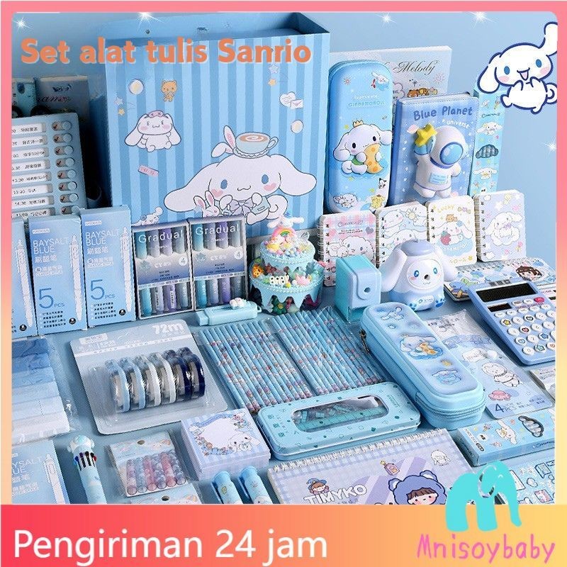 

6.6 [Penjual Lokal] Kuromi Kotak Hadiah Mewah Alat Tulis Set /Set Stationery Untuk Hadiah Anak Sekolah Kuromi/Kotak Pensil Anak set/Untuk Hadiah Anak Sekolah Kuromi
