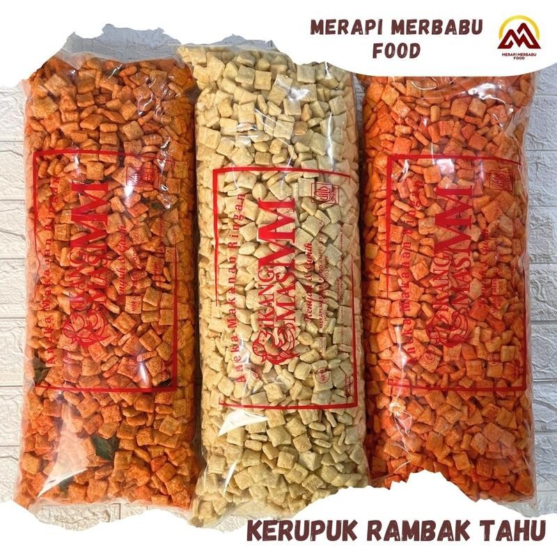 

Kerupuk Rambak Tahu Kotak 1 Kg Kekinian Original Pedas Daun Jeruk Balado Food Snack Cemilan Medan Camilan Makanan