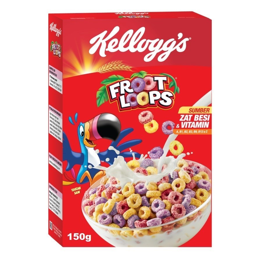 

Kelloggs FROOT LOOPS Cereal 150gr - Kellogg's Sereal 150 gr