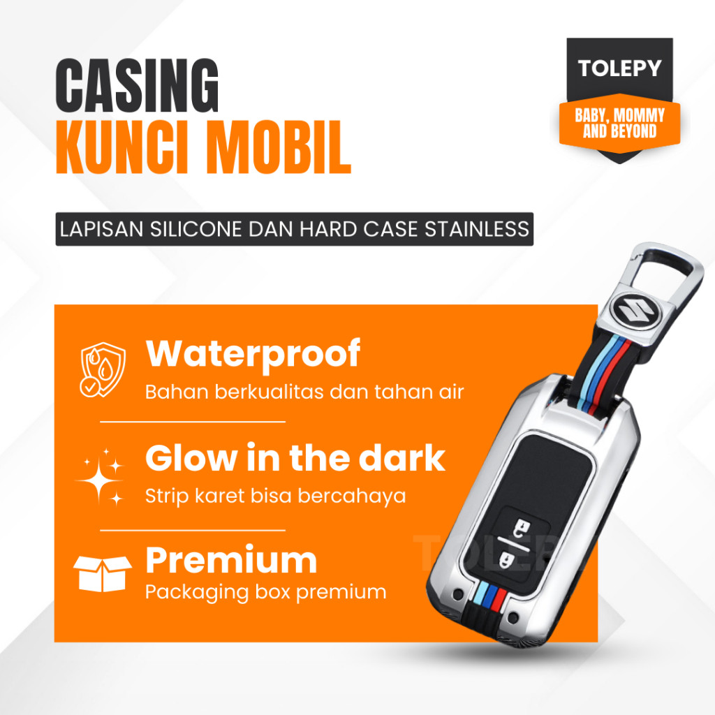 Cover Kunci Suzuki Ertiga / XL7 / Baleno Hatchback / Sarung Kunci Mobil Suzuki