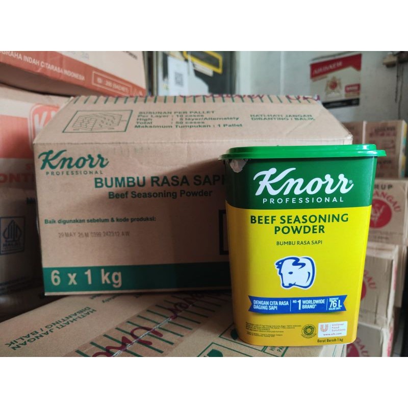 

KNORR BEEF SEASONING POWDER 1KG PER DUS ISI 6 PCS
