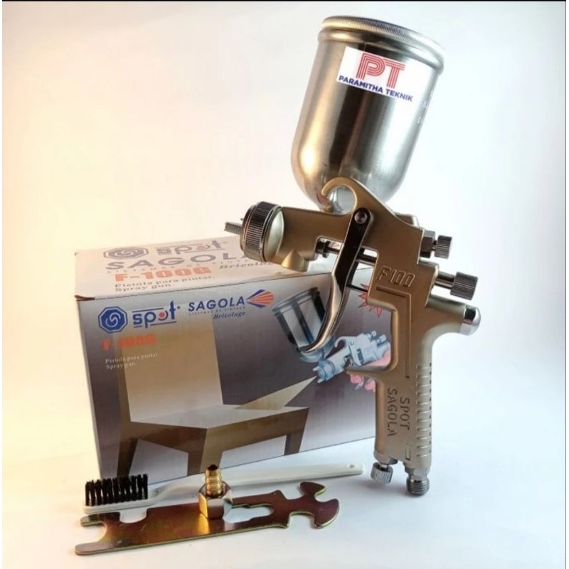 Spray Gun Tabung Atas F100 G Tekanan Tinggi / Spraygun F100 G High Pressure SPOT Sagolaa