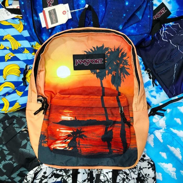 TAS RANSEL JANSPORT SUPERBREAK FULL EMBOS SUNSET