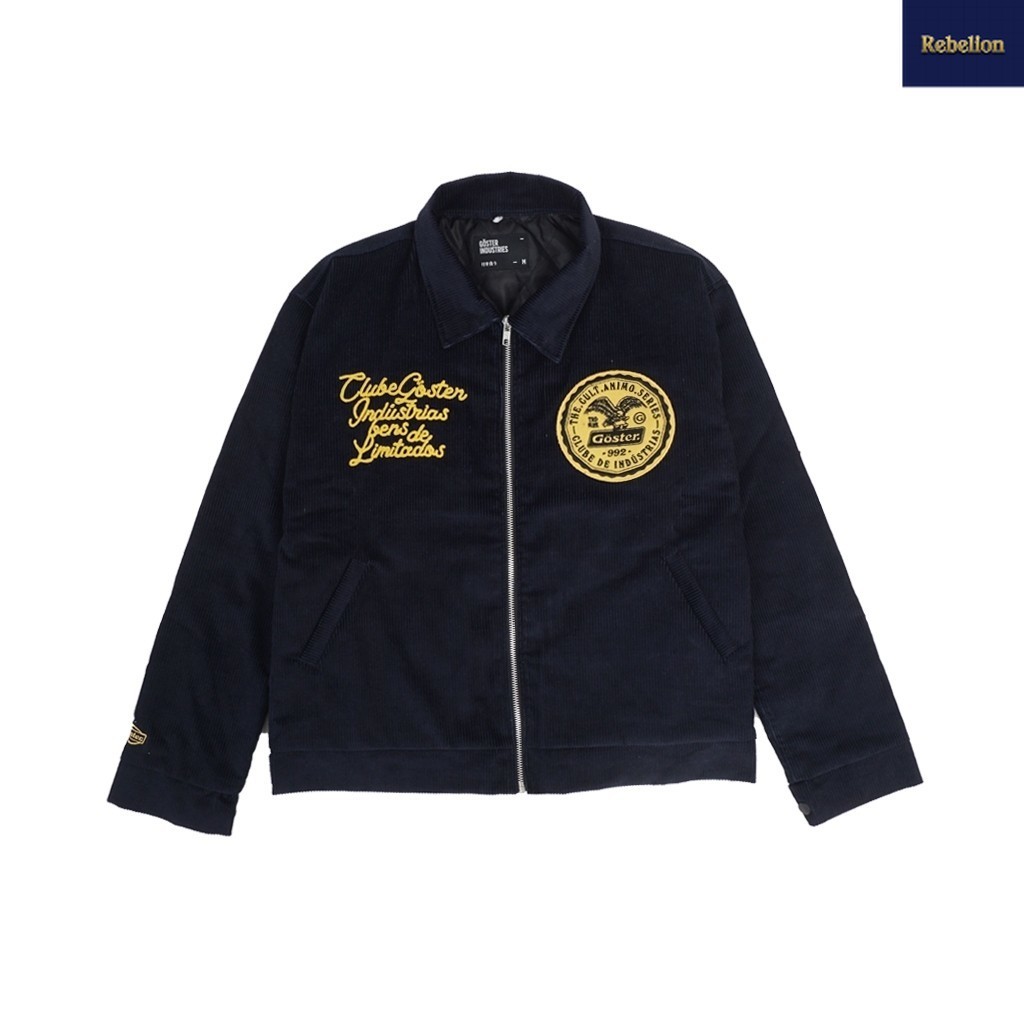 Goster Work Jacket Boxy Fit Corduroy - Vermont Navy
