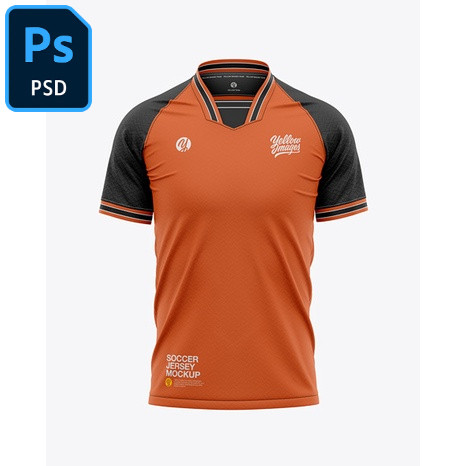 BRIKFID-PRO Men’s Soccer Raglan Jersey Mockup 6000x6000px | Mockup Tshirt High Quality Photoshop