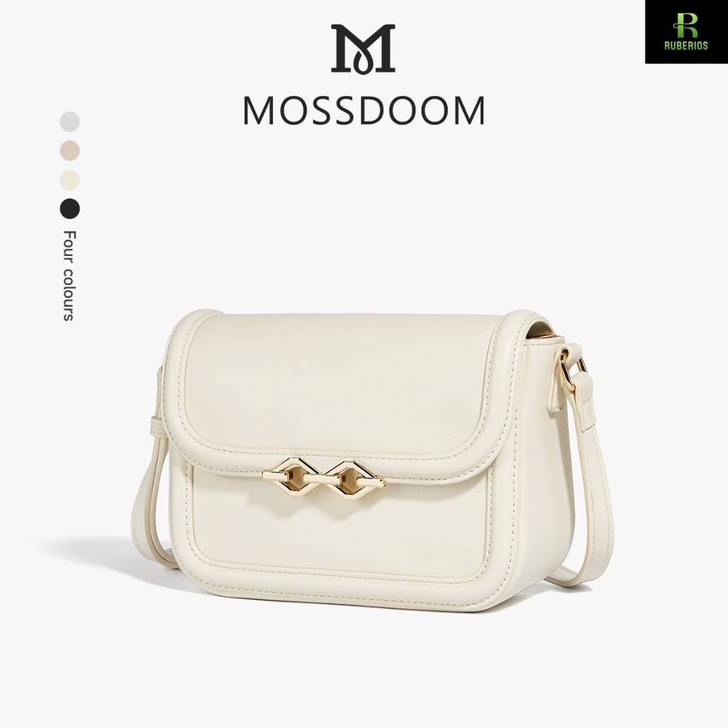 MOSSDOOM Tas Wanita Rosalie Bag Bergaya Sling Bag Tas Selempang Wanita Elegan