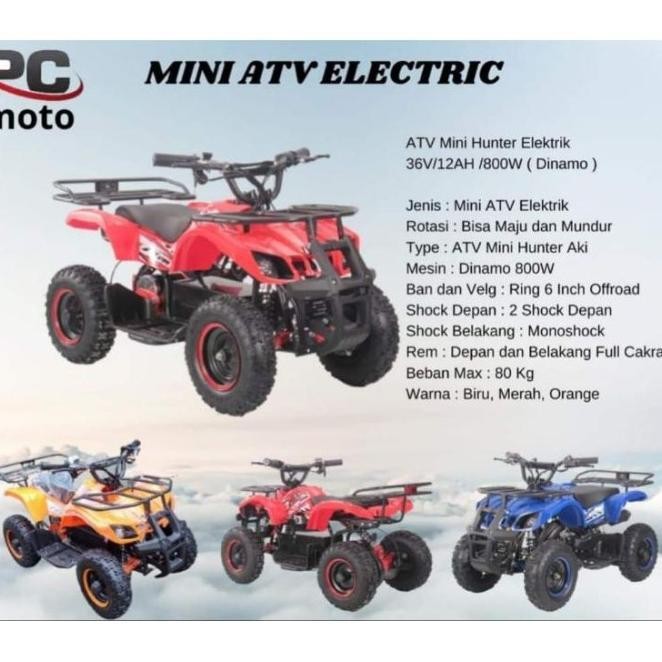 PROMO ATV MINI ELEKTRIC HB EATV 36VOLT DAN ATV MINI ELEKTRIK E-ATV99 36 VOLT~ MAINAN ANAK~ATV ELEKTR