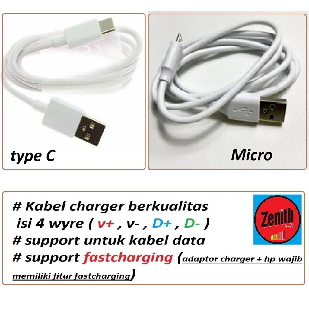usb C & micro kabel charger realme narzo 20 (RMX2191 / RMX2193) - realme narzo 20A (RMX2050) - narzo