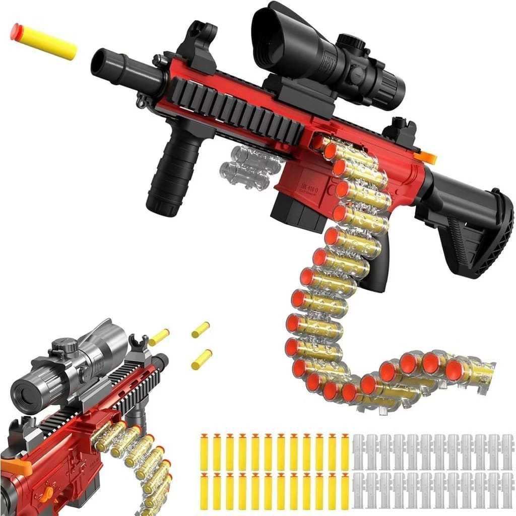 prabuaranSHOPM416 pistol peluru muter long shoot Mainan Sniper mainan Pistol Tembak Dengan Peluru / 