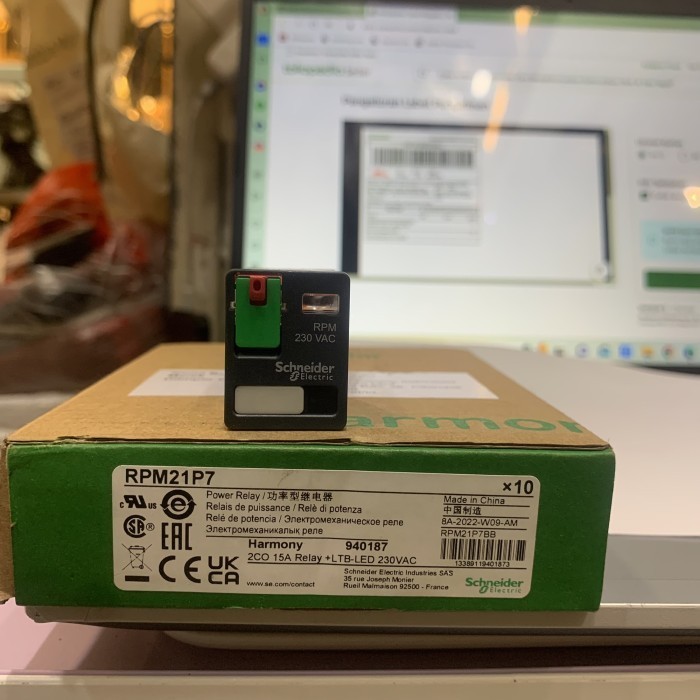 Relay schneider RPM21P7 220vac