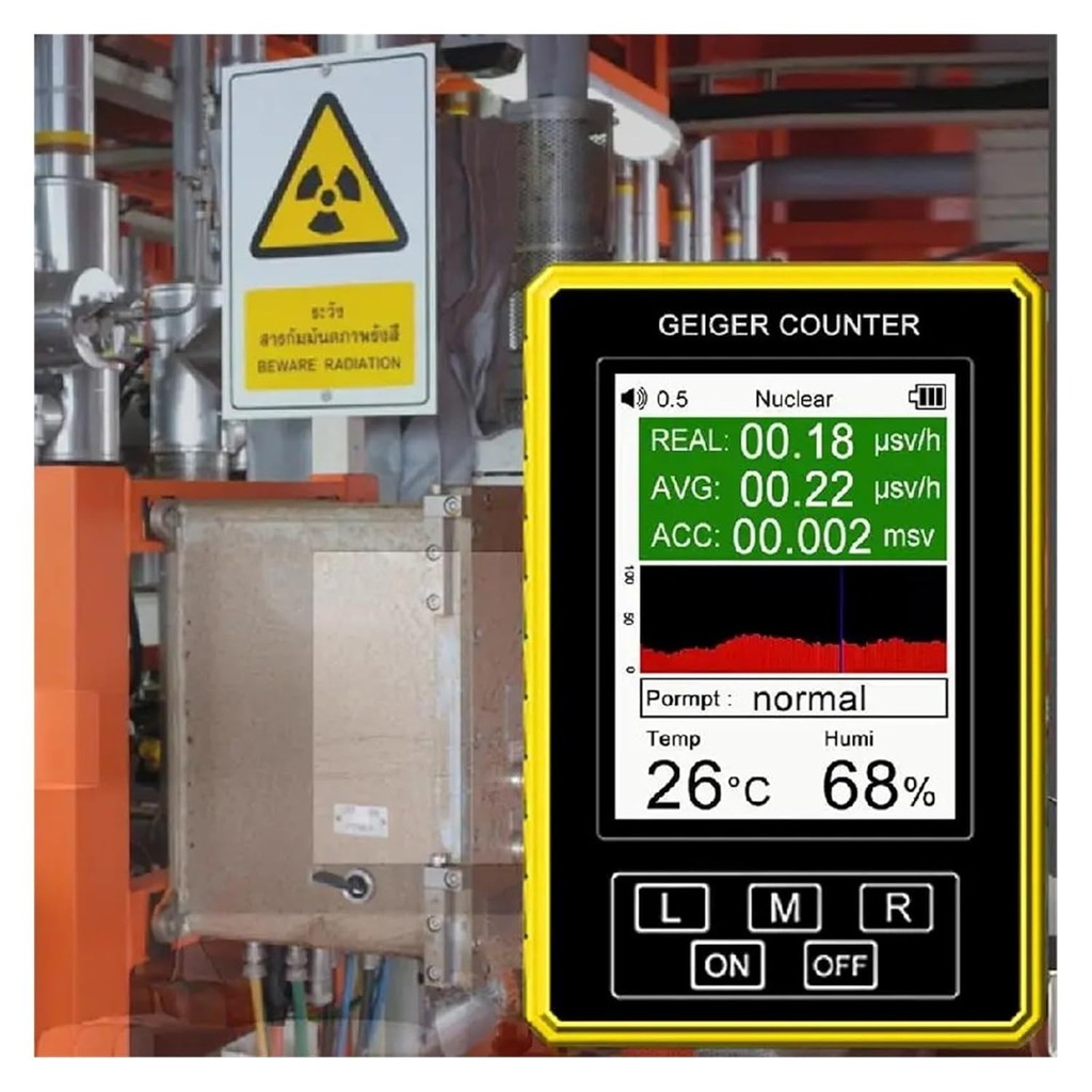 

Duplaisir Alat Deteksi Radiasi Nuklir Geiger Counter Detector - XR3 Pro - Yellow