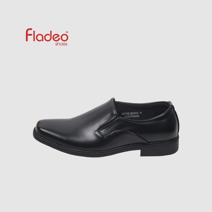 Fladeo I24/MSF252-2BG/Sepatu Pantofel Pria [ Formal Shoes ] - BLACK, 43