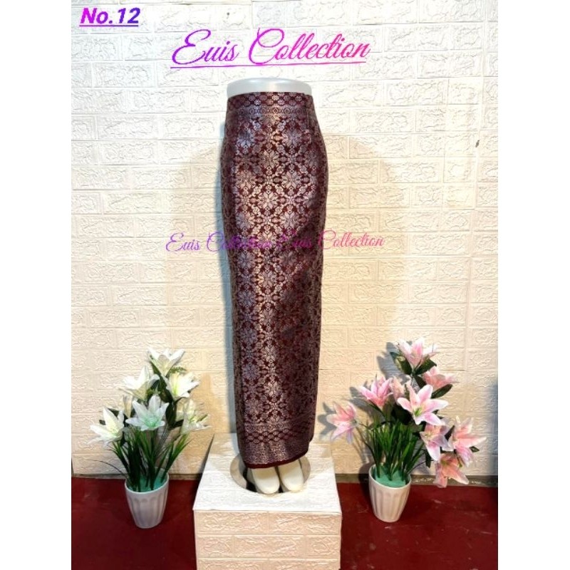 RAMEIN rok songket Palembang_rok kilit buat setelan kebaya semua model