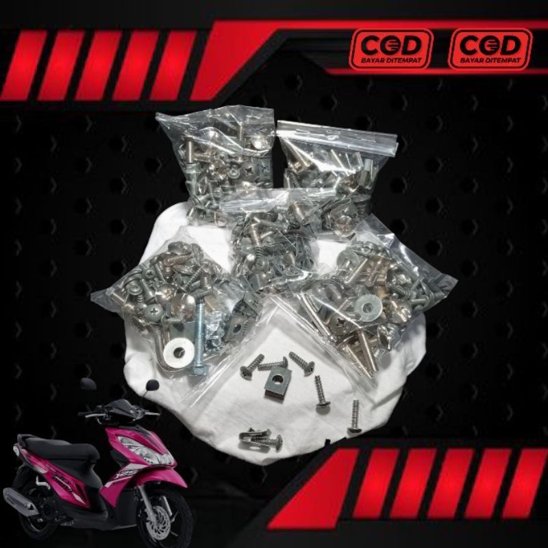 COD Baut Full Body Skydrive / Baut Fullset body halus body kasar Suzuki Skydrive