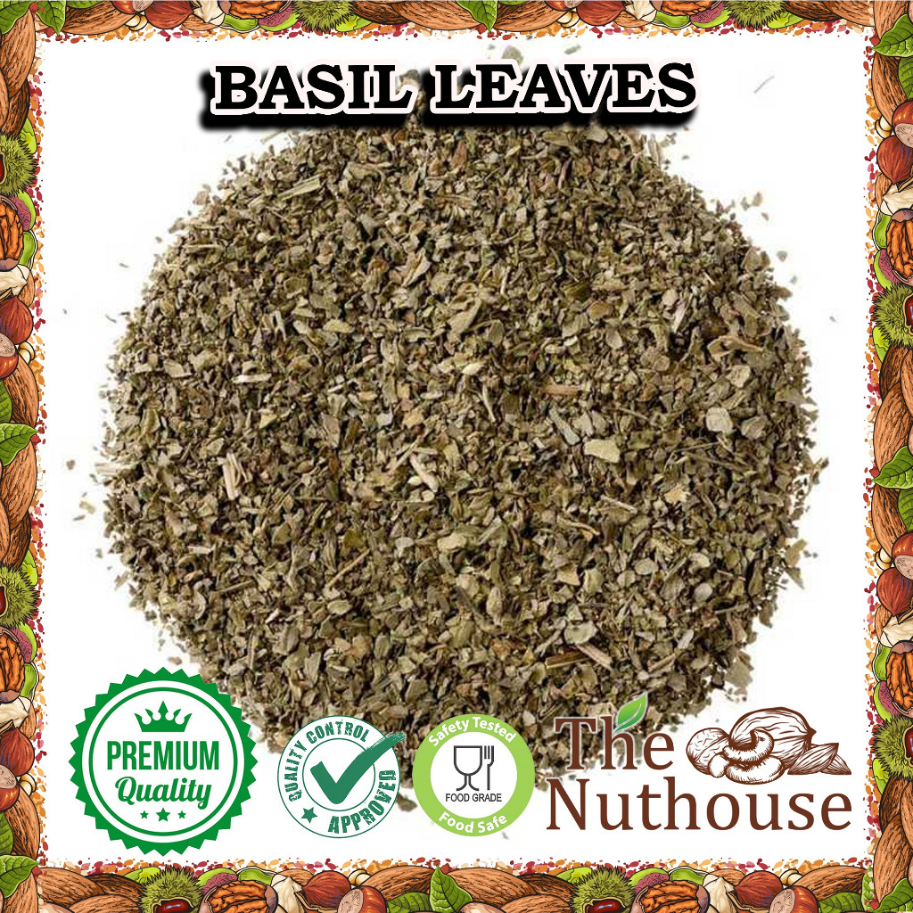 

1kg Dried Basil Leaves / Daun Basil Kering [Import Quality Herbs]