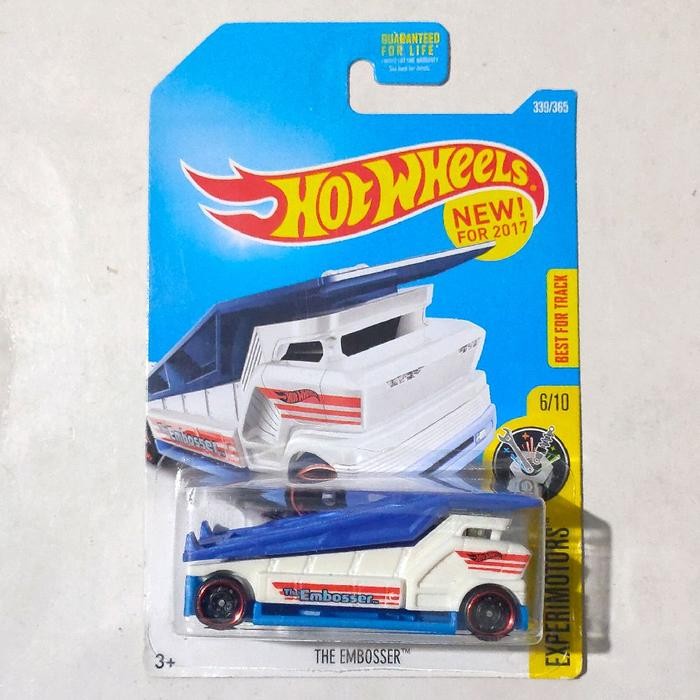TR99 Hotwheels Hot Wheels The Embosser putih 2016 HW Experimotors Towing