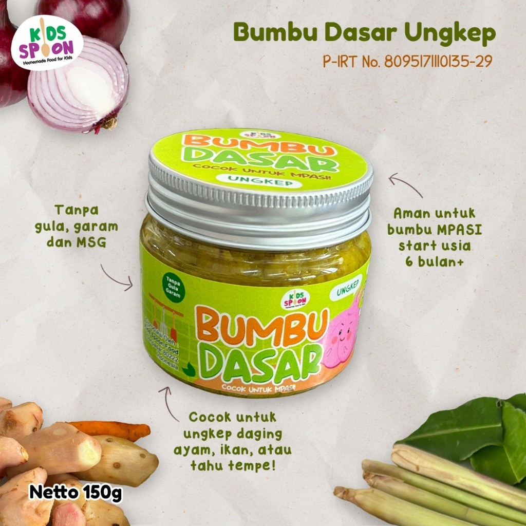 

Kids Spoon Bumbu Dasar Mpasi Ungkep