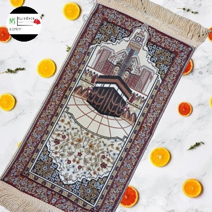 sajadah turki / sajadah muka / sajadah mini full bordir kepang super