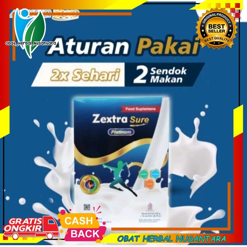 Zextra Sure Platinum Susu Vitamin Tulang Dan Sendi Import Usa Original ZEXTRA SURE GOLD PLATINUM MIL