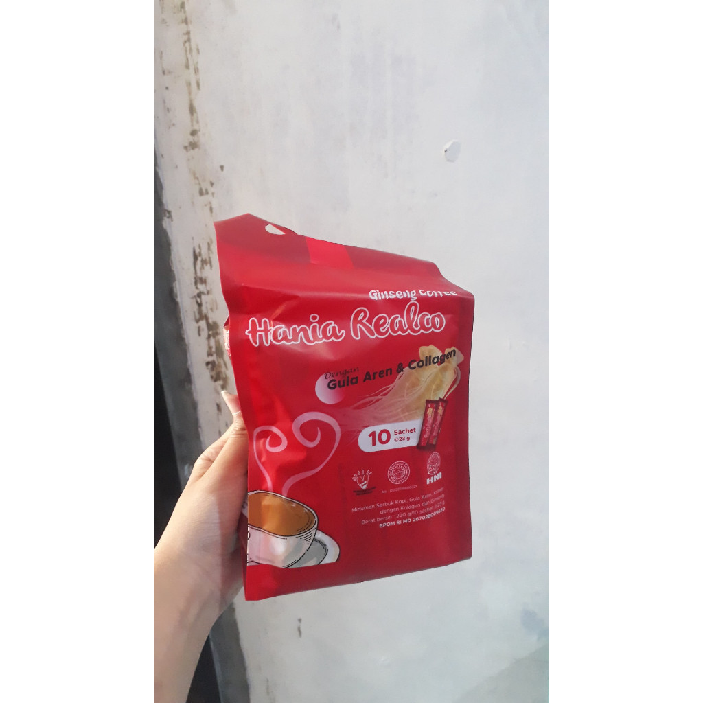

HANIA COFFEE GINSENG ( Kopi menyehatkan ) Isi 10 sachet ( dapat mencegah penuan dini )