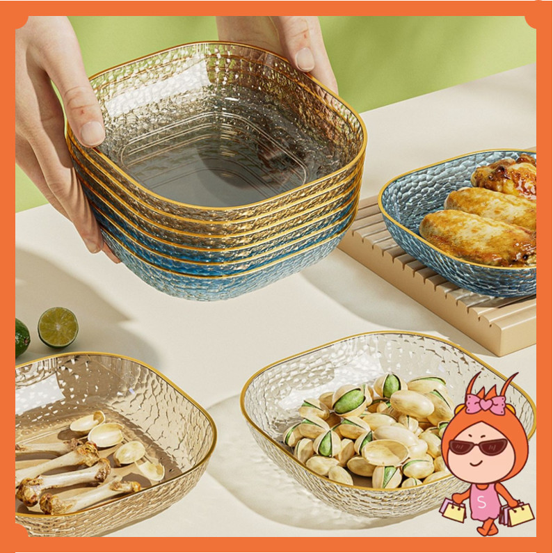 Reseller Welcome - H6481 Piring Buah dan Cemilan / Diamond Snack Plate Gaya Modern