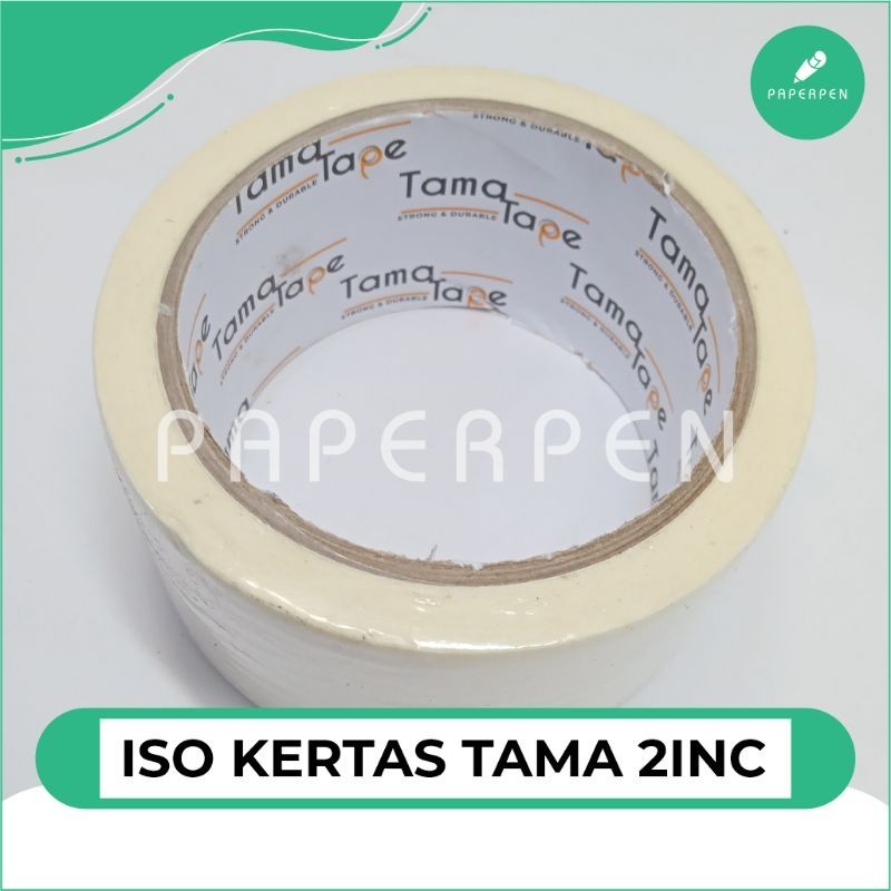 

[MS] Isolasi Kertas Tama 48mm 20Y/Lakban/Isolasi Besar
