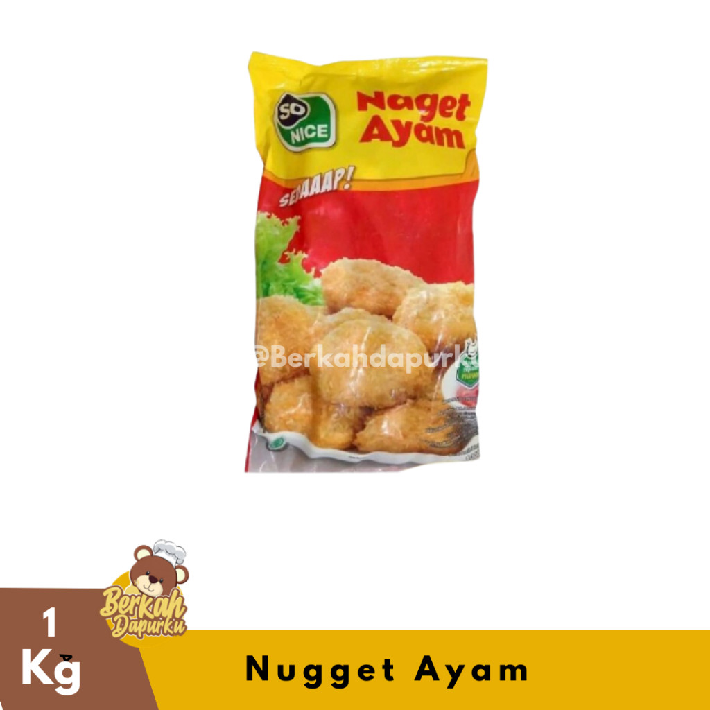 

So Nice Naget Nugget Ayam 1Kg So Nice By So Good Distributor Frozen Food Murah Bogor