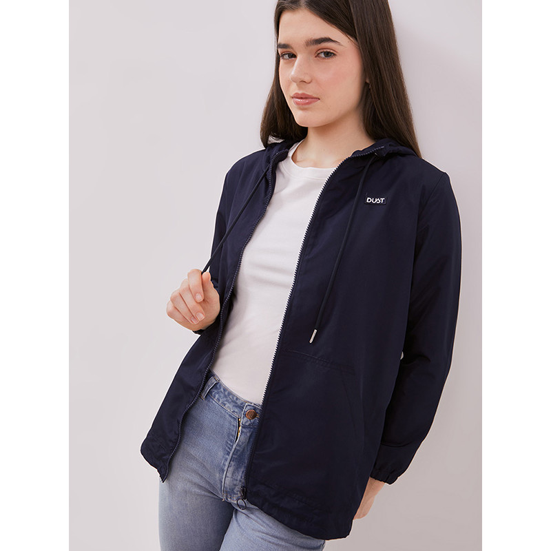 DUST Jaket Parasut Arla Navy (D.56173)