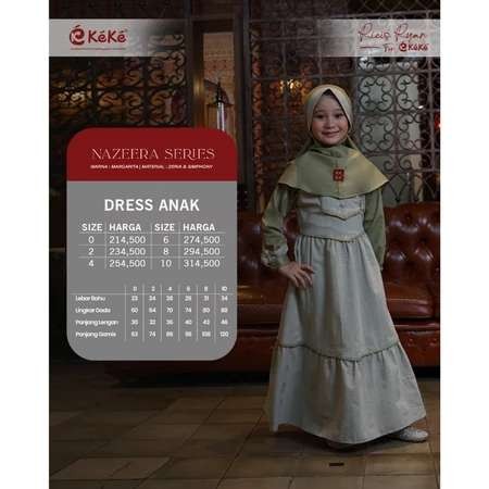 KEKE GAMIS ANAK GAK NAZEERA MARGARITA