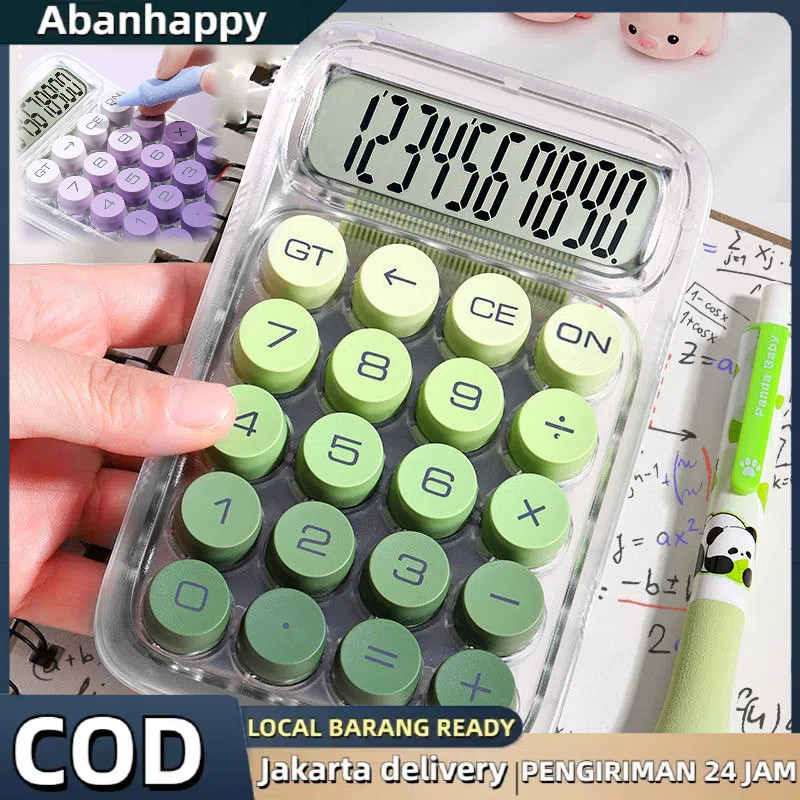 

Abanhappy Kalkulator Tenaga Surya Layar Besar 10 Digit Tampilan HD Calculator Model Transparan KINCIZEN 819