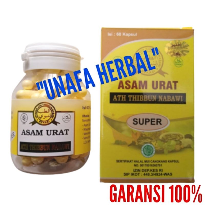 Obat Asam Urat Super" Ath-Thibbun Nabawi ORIGINAL Obat Herbal Asam Urat kolesterol ampuh