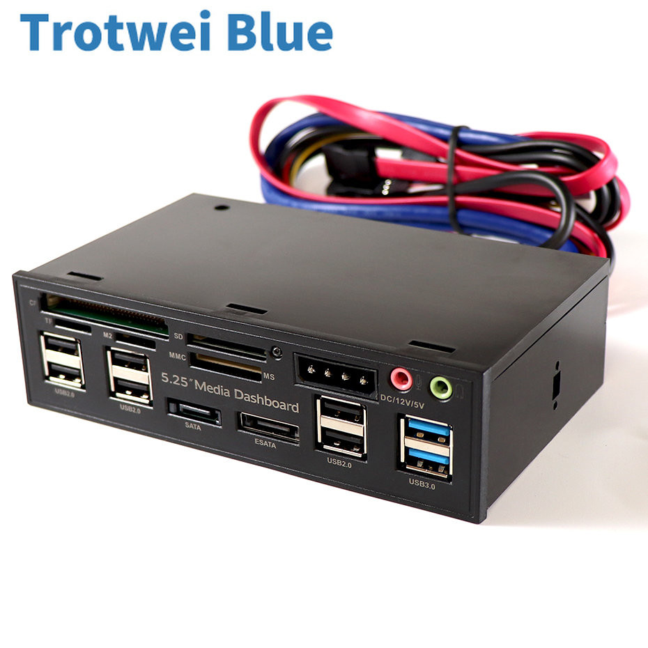 5.25 USB 3.0 front panel PC usb2.0 connector header adapter computer case USB3.0 front panel usb 2.0