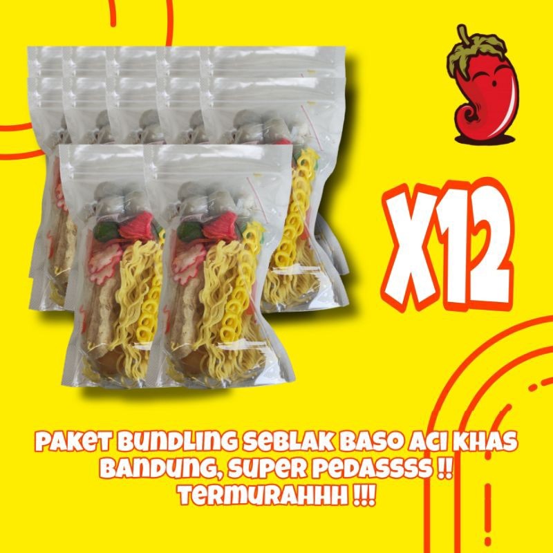 

SEBLAK BASO ACI ISI 12 PCS KUMPLIT TERMURAH