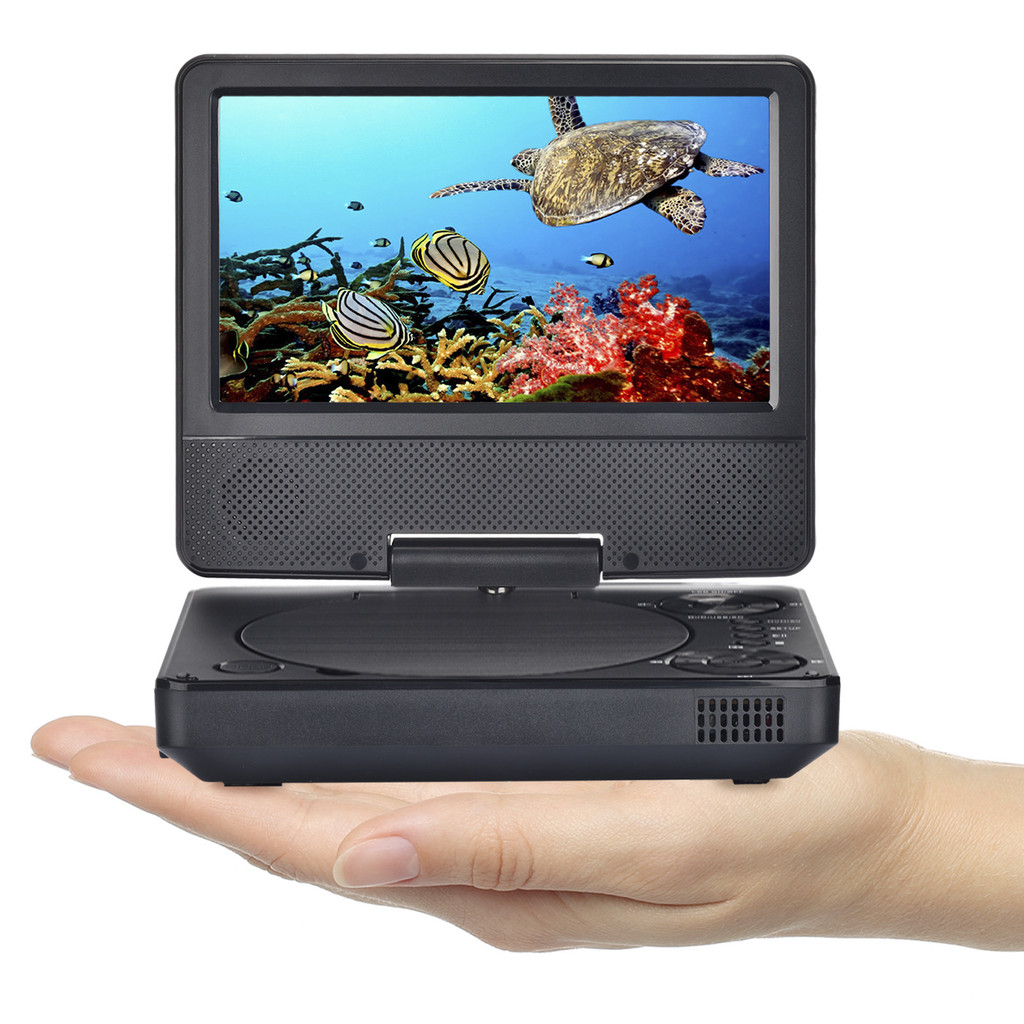 9.5 Inch Mini Portable Car Bluetooth HD 1080P Mobile Video Machine DVD TF Card USB Drive Player MP3 