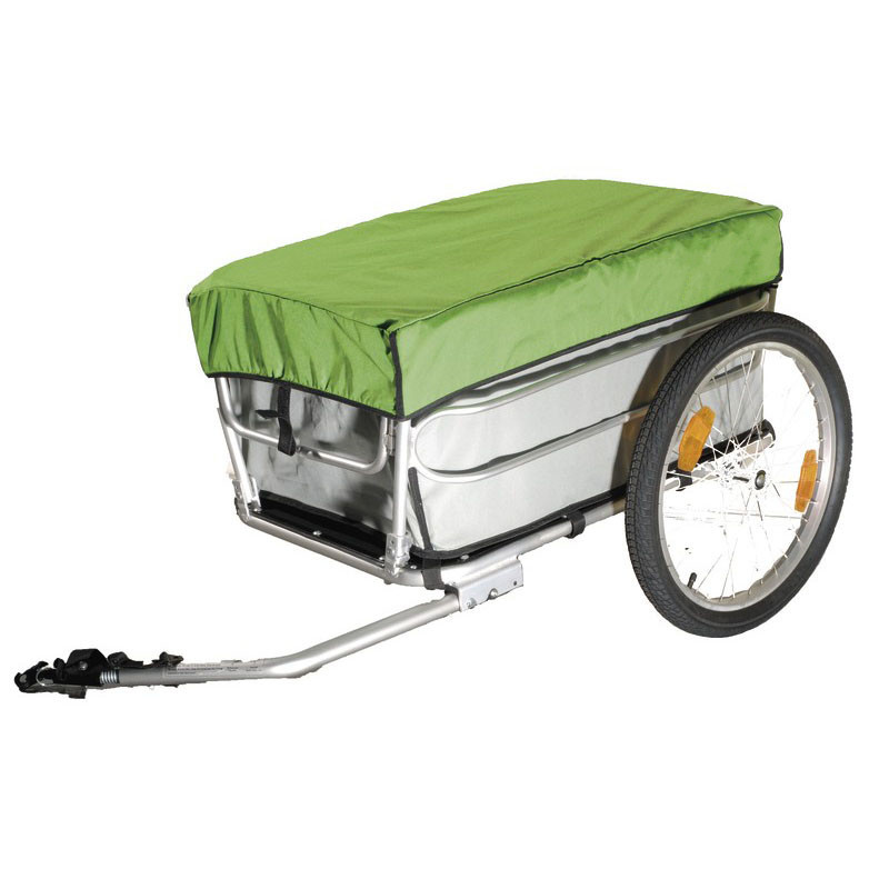 20 Inch Bike Cargo Luggage Trailer With Rain Cover, Aluminium Alloy Frame Bicycle Trailer, Luggage C