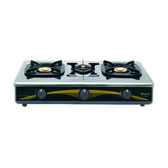 Rinnai RI-603E Kompor Gas 3 Tungku Stainless - RI 603 E 603E