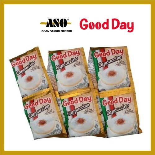 

Kopi GOOD DAY CAPUCINO 25gr CAPPUCINO RENCENG ( ISI 10 ) pusat grosir jajan