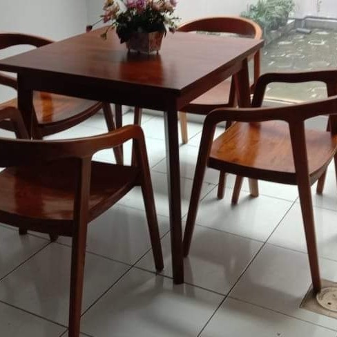 KURSI MEJA JATI TAMU KANTOR CAFE KERJA FURNITURE LANCAR MEUBEL JEPARA