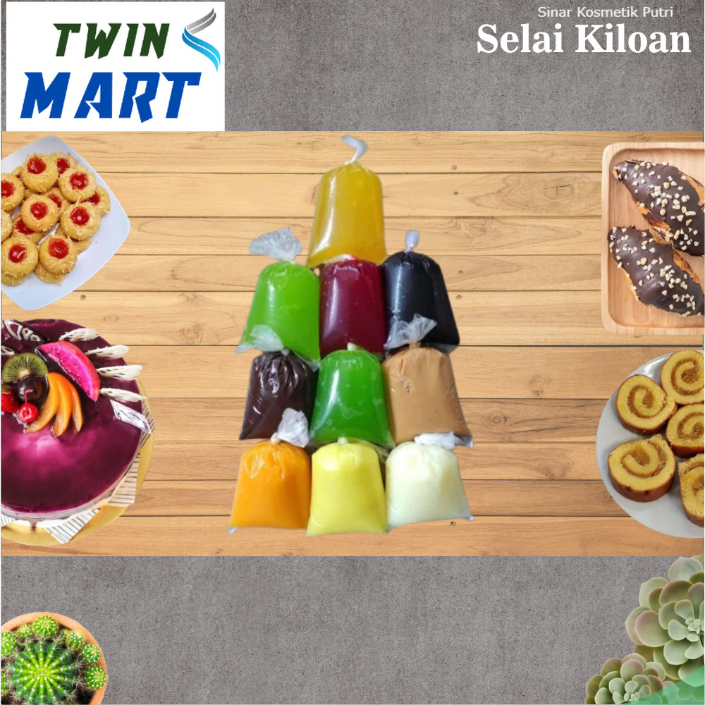 

Selai Repack / Selai Kiloan / Topping Kue dan Donat / Kemasan 250gr