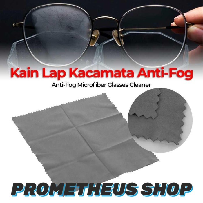 PROMO Kain Lap Lensa Kacamata Nano Anti-Fog Microfiber Glasses Cleaner - AF01 Gratis Ongkir