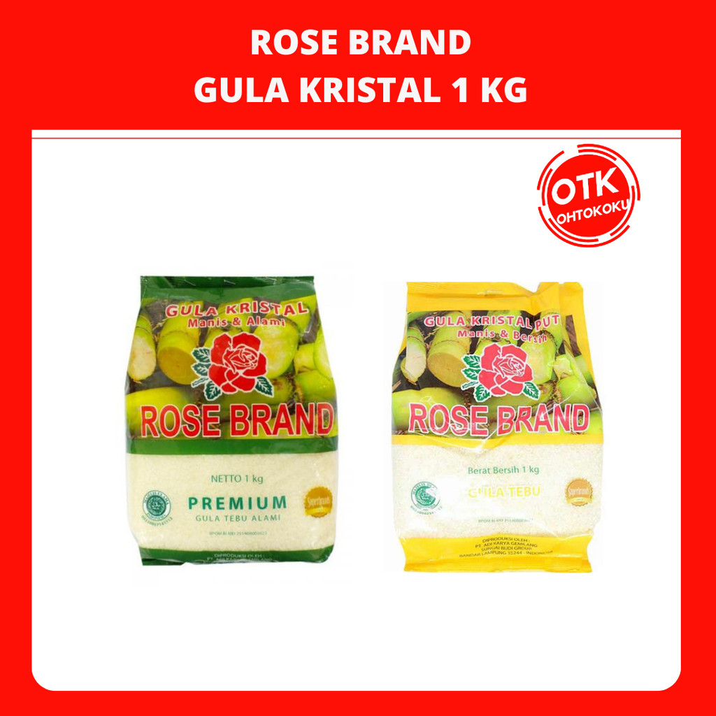 

ROSE BRAND GULA PASIR GULA KRISTAL GULA PREMIUM 1 KG