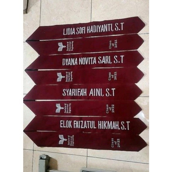 RB001 Selempang Wisuda Leher Slempang Wisuda Leher Selempang