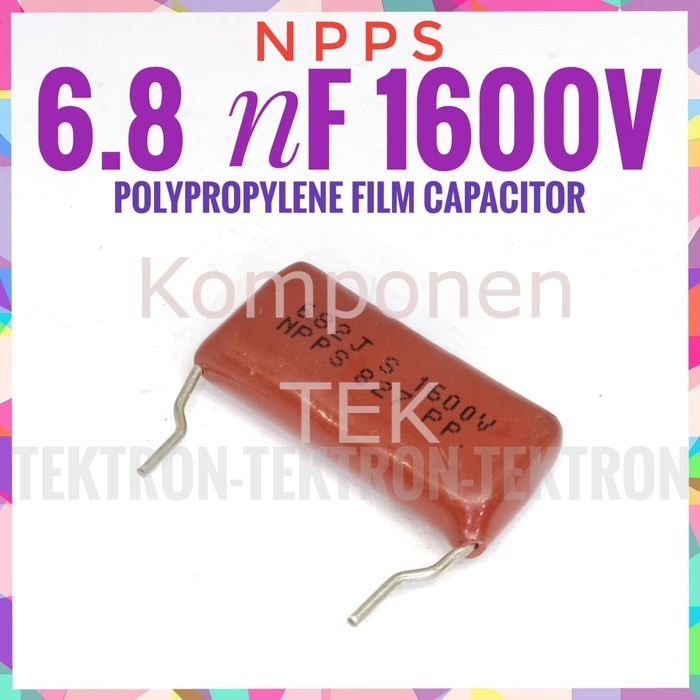NPPS 6.8nF 1600V Polypropylene Film Capacitor 682