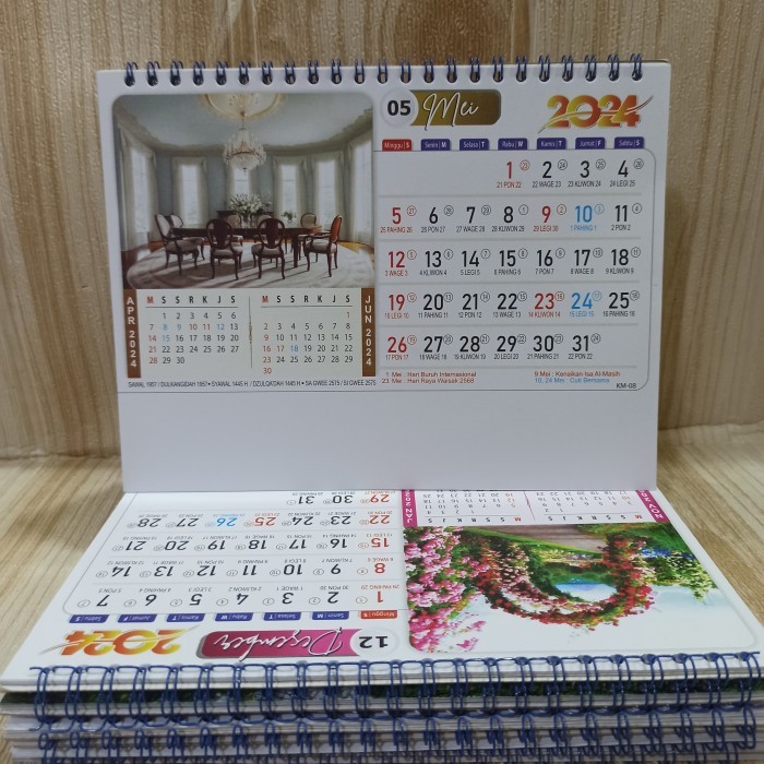

⭐BISA COD⭐ kalender meja duduk spiral design interior