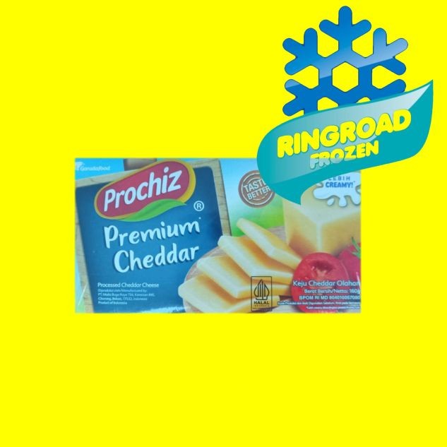 

PROCHIZ PREMIUM CHEDDAR 160 GR - KEJU ROYALE