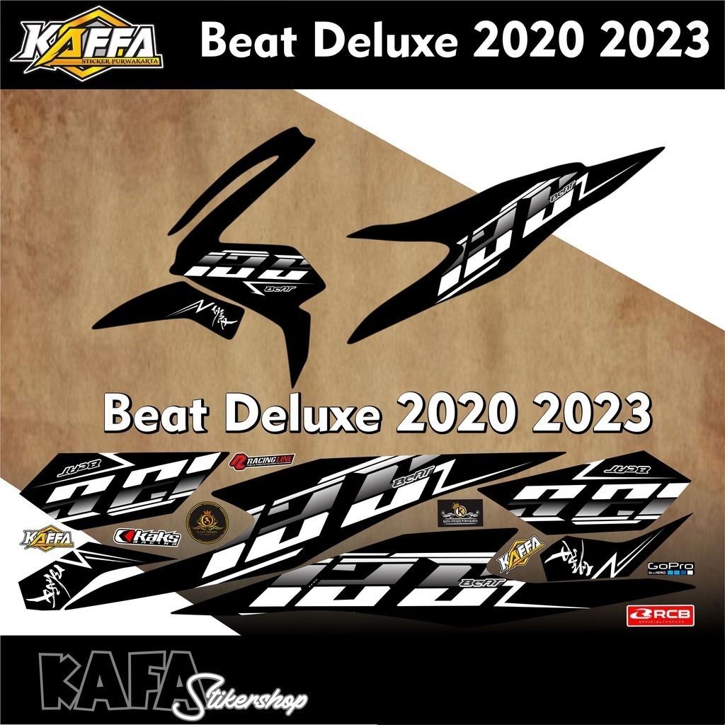 VARIASI Stiker Beat Deluxe Decal Variasi Striping Beat Street New Baru Motif Custom Beat Deluxe Stik