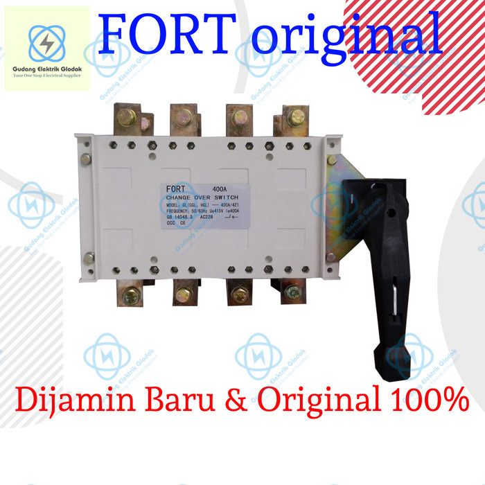 CHANGE OVER SWITCH / COS MANUAL / OHM SAKLAR ; 4P ; 250A ; GGLZ-250/4 ; FORT ; ORIGINAL