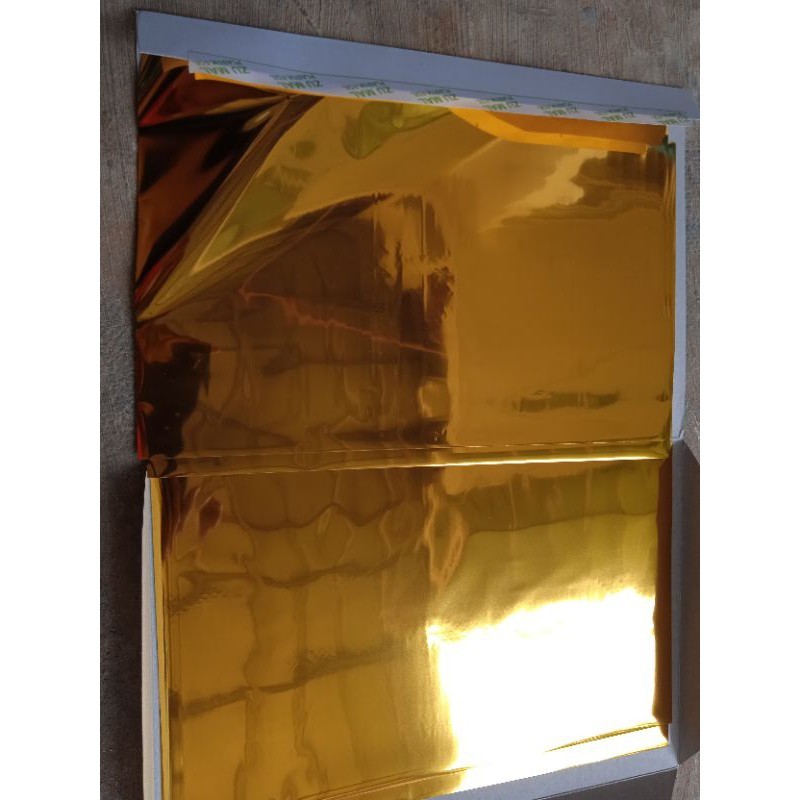 Plastik Foil Warna Emas | Plastik Foil Emas