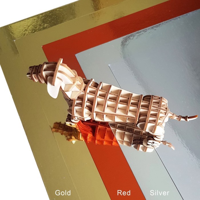 

Kertas Mirror 300 gsm A4 - Silver Kaca Perak