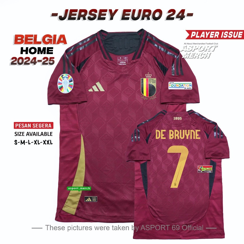 PLAYER ISSUE BELGIA HOME 2024 2025 PI FANTASY